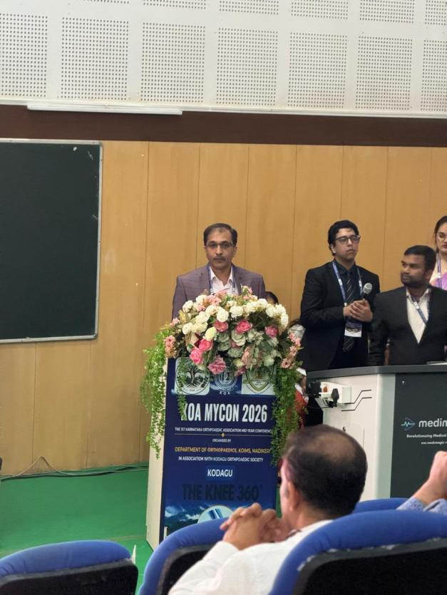 Dr. Ranganath – Department of Orthopaedics KOA MYCON – 2026