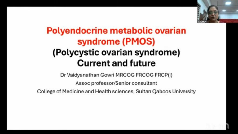 ONLINE WEBINAR-POLYENDOCRINE METABOLIC OVARIAN SYNDROME( PMOS) – 2026